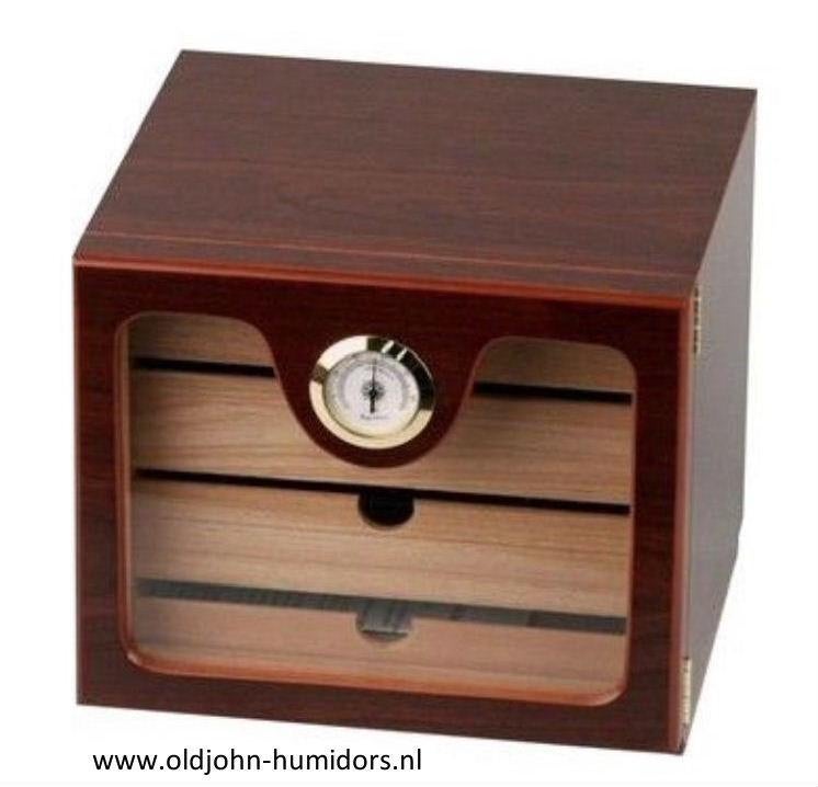HUMIDOR KABINET "CHERRY" KERSENHOUT DECOR 100 SIGAREN    H87, Verzenden, Nieuw, Tabaksdoos of Verpakking