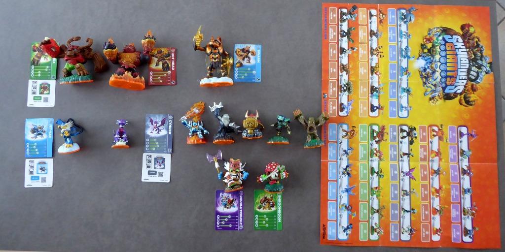 Lot 12 Skylanders Giants 2012 + cartes + stickers + affiche, Consoles de jeu & Jeux vidéo, Jeux | Nintendo Wii, Utilisé, Enlèvement ou Envoi