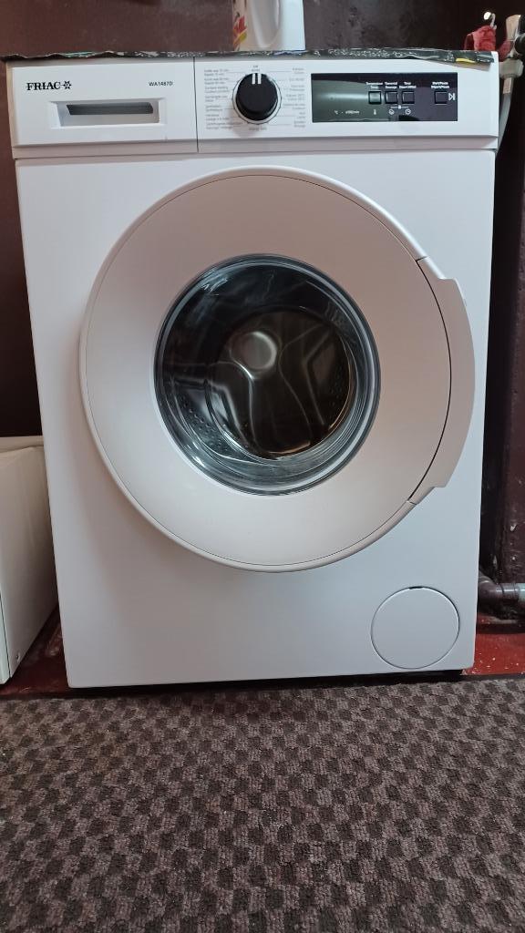 Wasmachine FRIAC  WA1487D, Ophalen, 1200 tot 1600 toeren, 8 tot 10 kg, Zo goed als nieuw