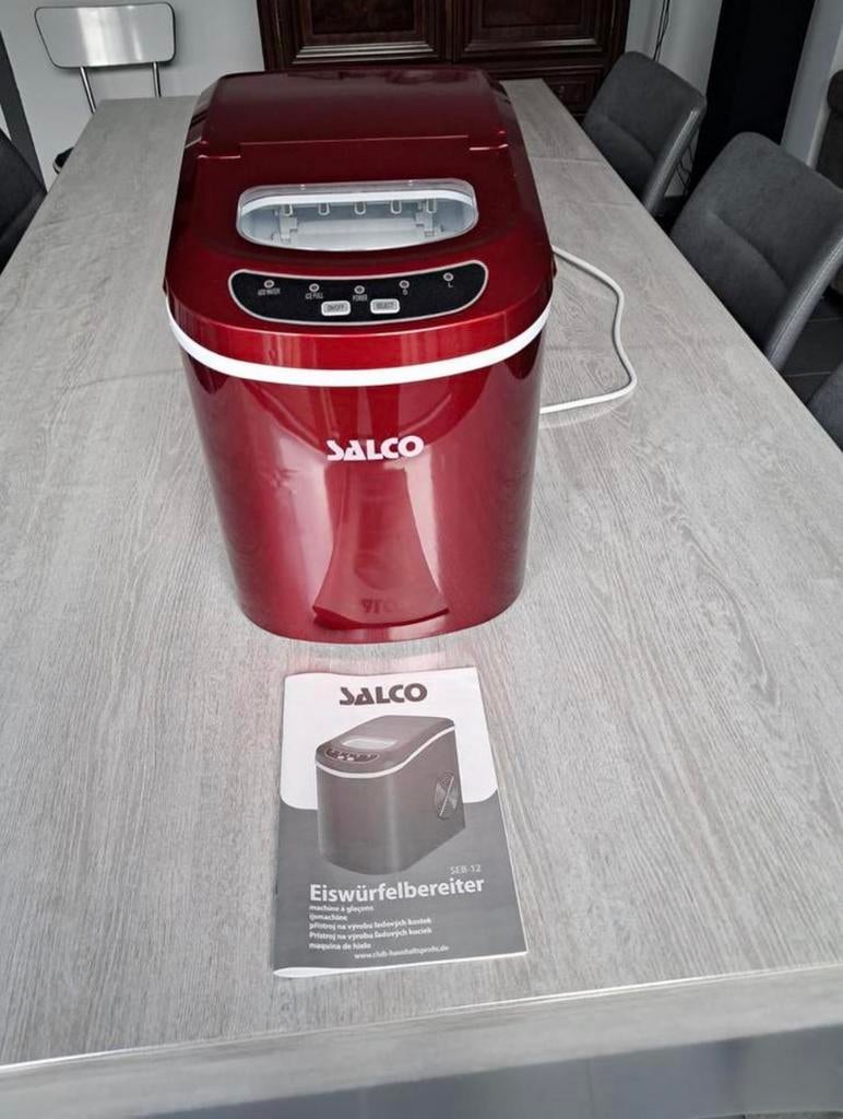 Salco IJsblokjes machine zo goed als nieuw 1 keer gebruikt, Elektronische apparatuur, IJsmachines, Ophalen, Zo goed als nieuw