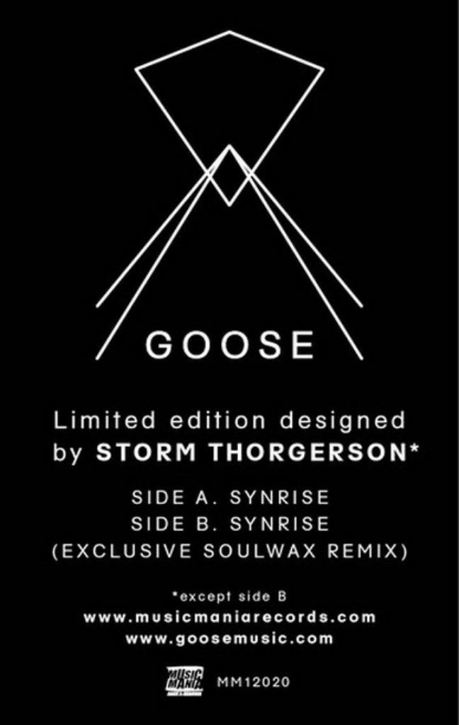 GOOSE - SYNRISE - LIMITED EDITION 12" VINYL PICTURE DISC, Cd's en Dvd's, Vinyl Singles, Nieuw in verpakking, Maxi-single, Dance