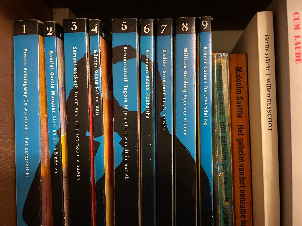 reeks boeken, Boeken, Literatuur, Gelezen, Ophalen of Verzenden