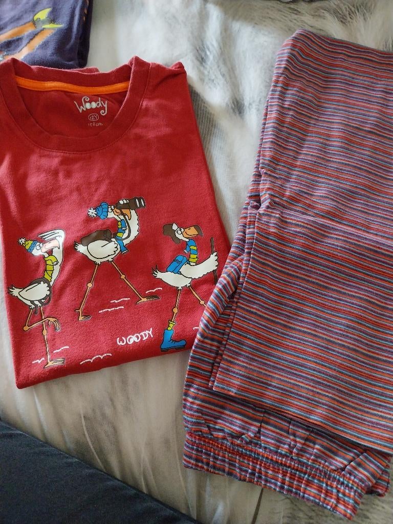 Woody pyjama's jongens 152, Kinderen en Baby's, Nacht- of Onderkleding, Gebruikt, Ophalen of Verzenden, Jongen