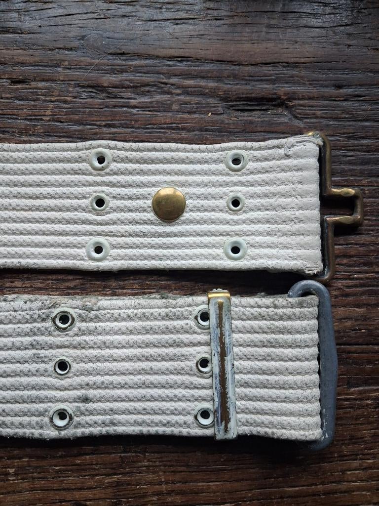 Ceinturon us ww2 m36 blancotté, Collections, Enlèvement ou Envoi