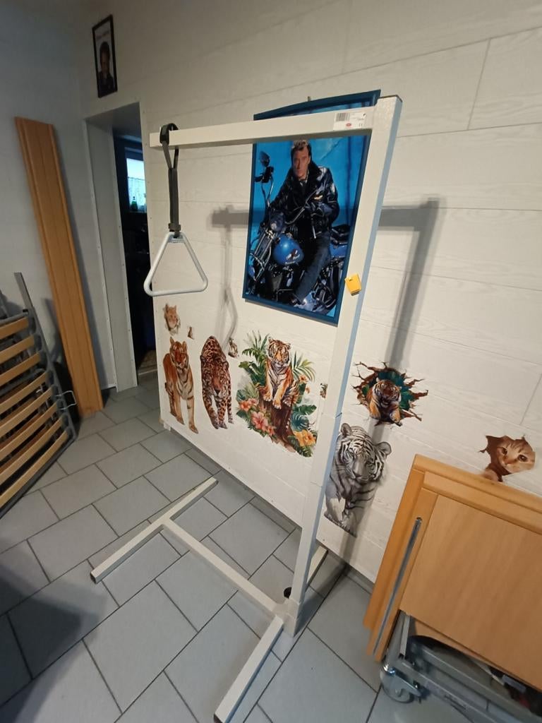 Potence de lit totalement démontable et réglable, Enlèvement