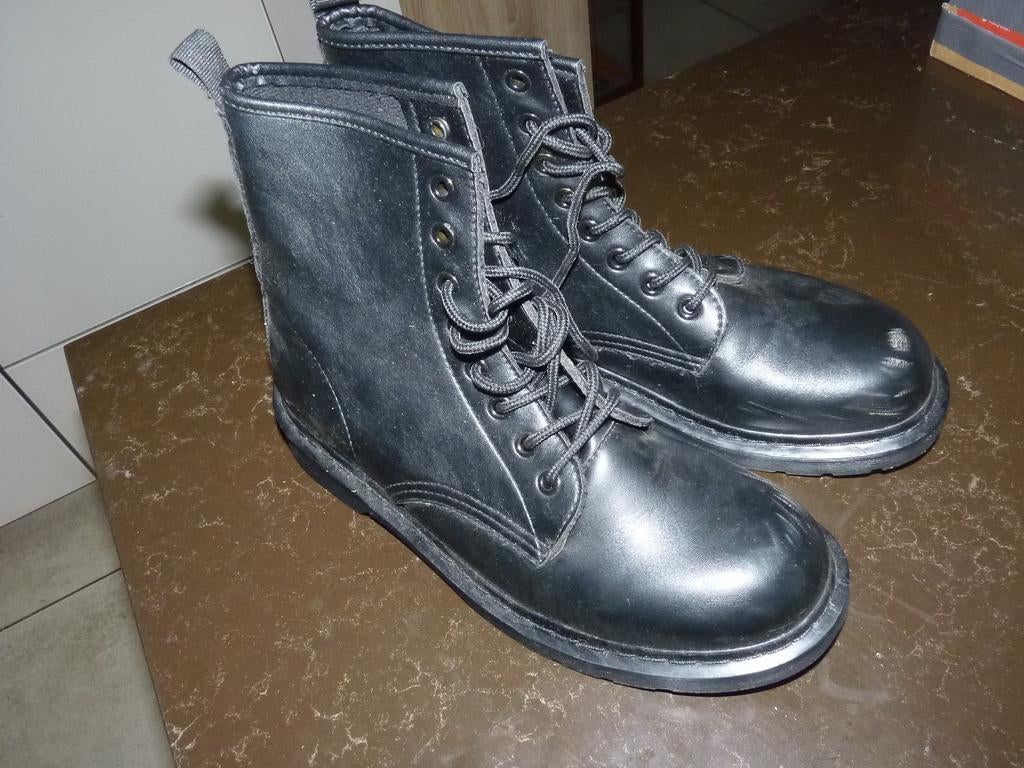 zwarte ledere bottines maat 40 nieuw, Kleding | Dames, Zwart, Lage of Enkellaarzen, Nieuw, Ophalen of Verzenden