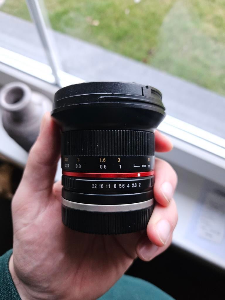 Samyang 12mm f2, Audio, Tv en Foto, Ophalen of Verzenden