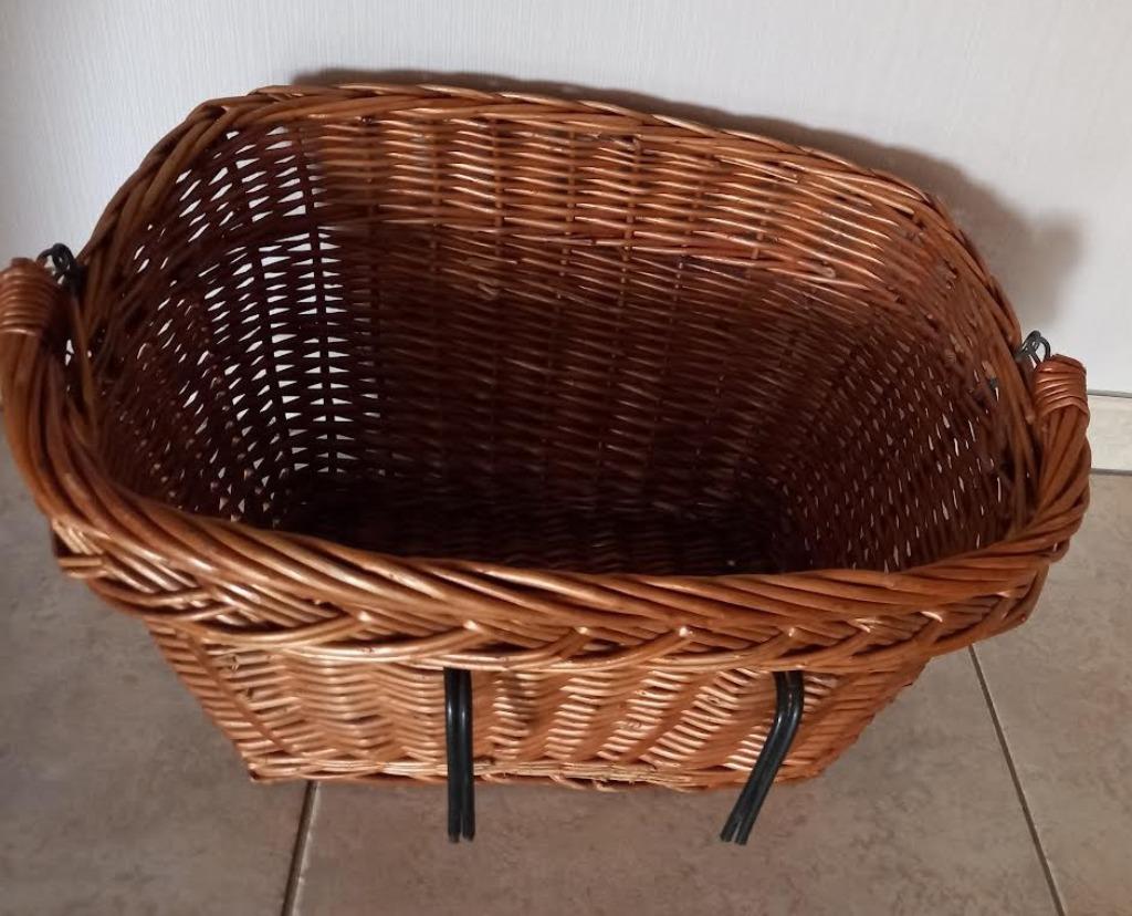 Rieten fietsmand, Fietsen en Brommers, Ophalen of Verzenden, Gebruikt, Fietsmand