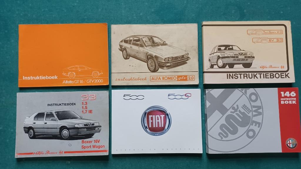 Manuel Alfa Roméo Gtv Gt 75 Giulietta 146 156 Brera 500 r, Enlèvement ou Envoi