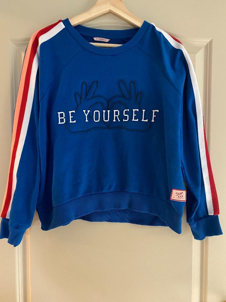 Blauwe trui Stien Edlund maat M, Blauw, Ophalen of Verzenden, Zo goed als nieuw, Maat 38/40 (M)