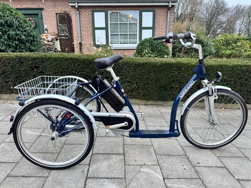 Elektrische driewieler Fiets PFAU - TEC - lage instap., Diversen, Ophalen of Verzenden, Inklapbaar, Zo goed als nieuw, Elektrische rolstoel