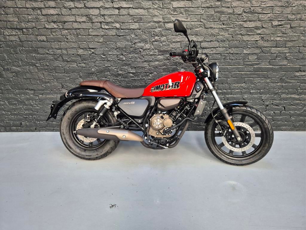 QJ motor SRV 125 – compacte cruiser met karakter, LED Verlichting, Chopper, 125 cc, 11 kW of minder