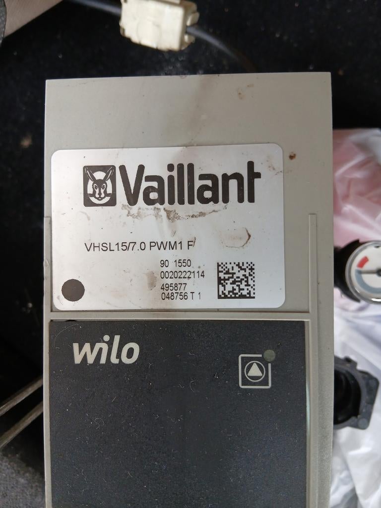 Pomp van vaillant 286., Ophalen