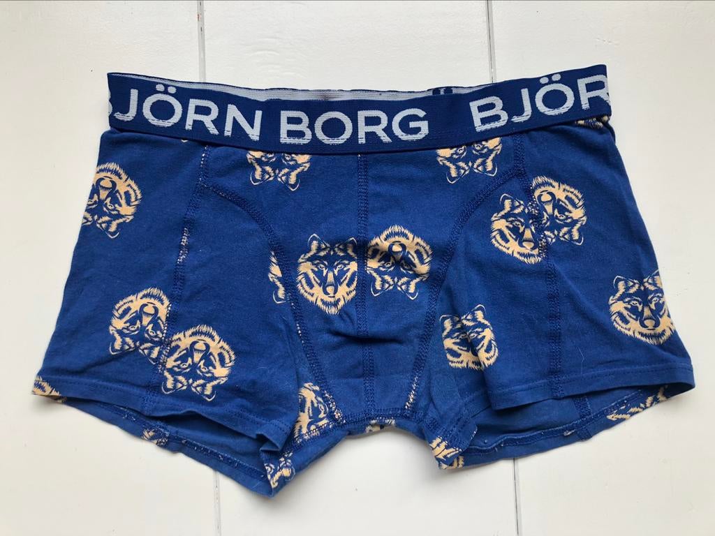 boxershort jongens Björn Borg 134 140 leeuwen, Nacht- of Onderkleding, Gebruikt, Ophalen of Verzenden, Jongen