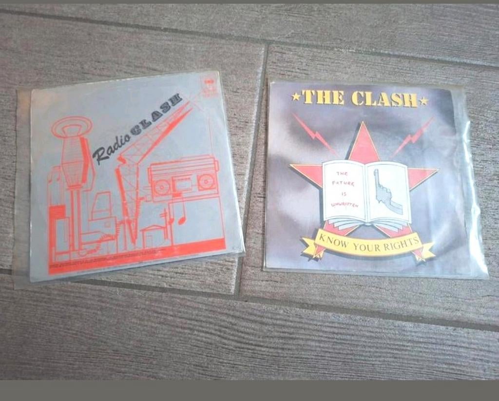 Vinyles 45T the clash, Ophalen of Verzenden