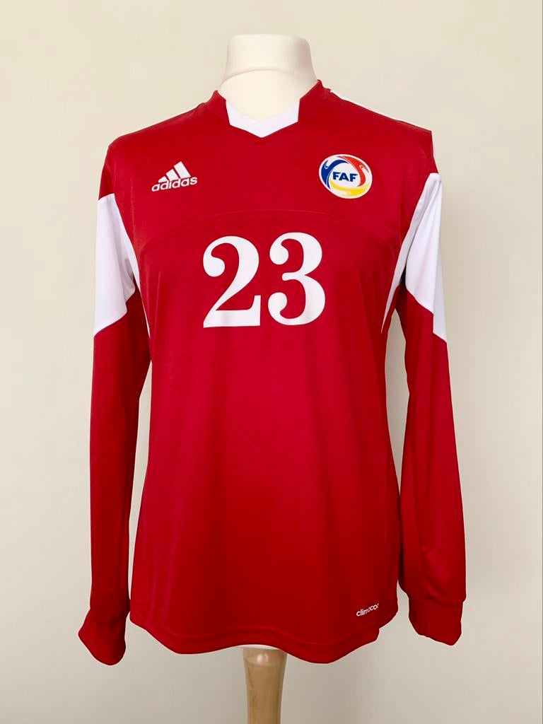 Andorra 2015-2016 Special #23 match worn Adidas shirt, Taille M, Enlèvement ou Envoi, Utilisé, Maillot
