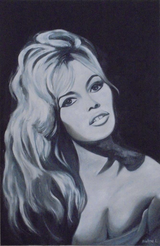 olieschilderijen Brigitte Bardot, Ophalen of Verzenden