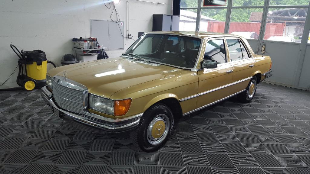 Mercedes 350 SE 1978, Auto's, Automaat, 4 deurs, Beige, Mercedes-Benz