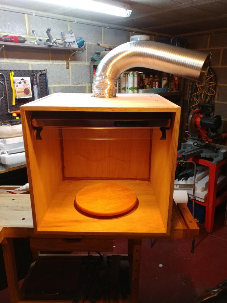 CABINE DE PEINTURE POUR MAQUETTES, Enlèvement, Utilisé