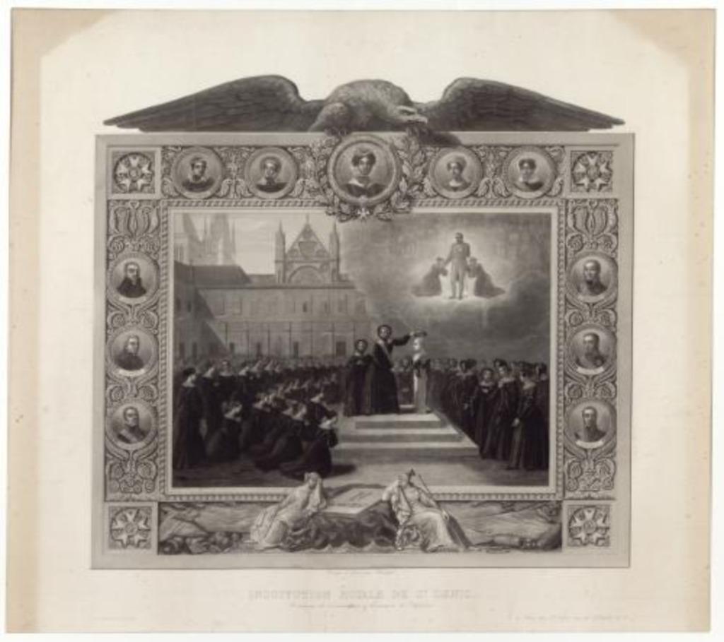 Gravure 'Hommage à Napoléon' 5 mai 1821, Antiquités & Art, Enlèvement