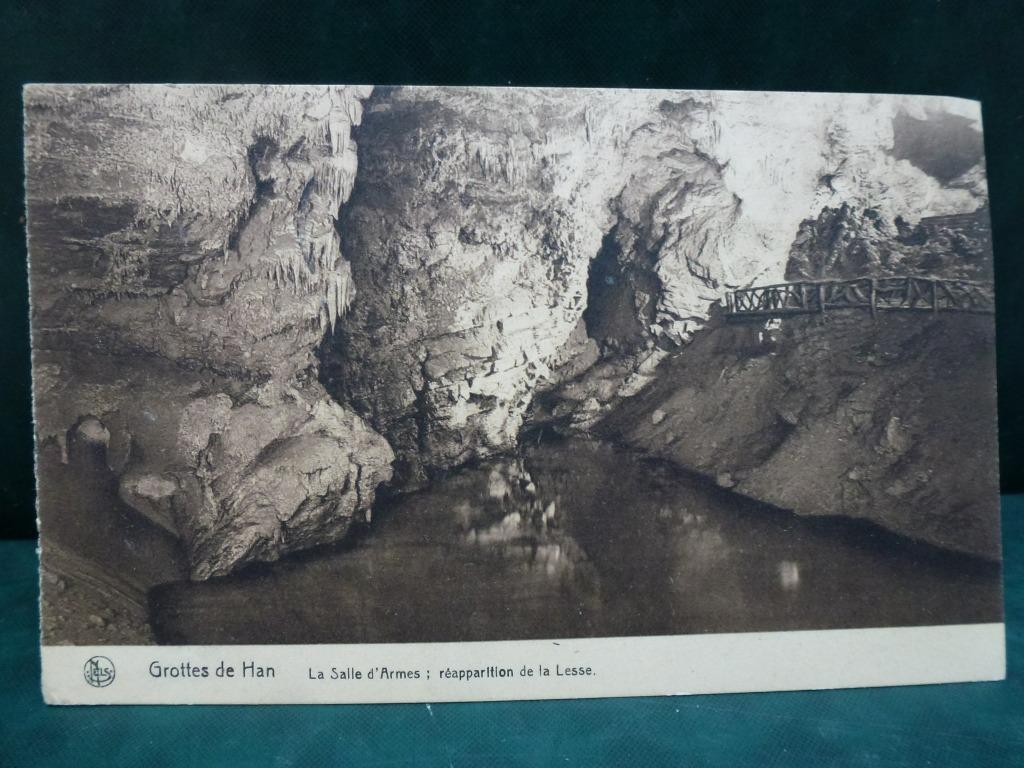 Grottes de Han la salle d'armes, Enlèvement ou Envoi, 1920 à 1940, Affranchie, Namur
