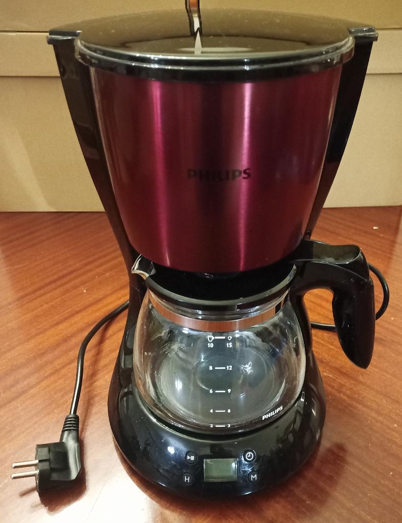 Philips rode percolator, Ophalen, Gebruikt, Koffiemachine, Gemalen koffie