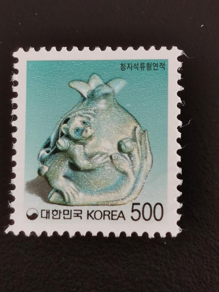 Corée du Sud 1995 - compte-gouttes en céramique, Enlèvement ou Envoi, Affranchi, Asie orientale