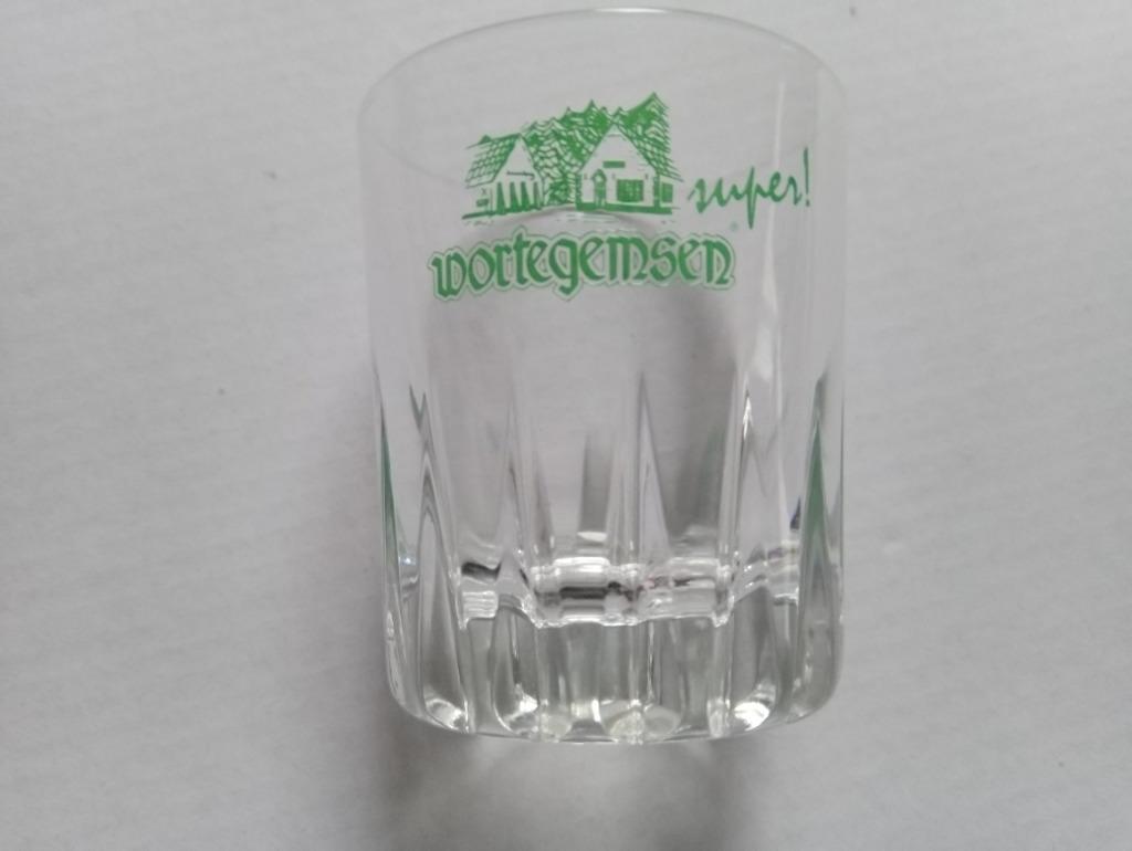 Un verre de Wortegemsen Super !, Collections, Verres & Petits Verres, Comme neuf, Verres et Verres à shot, Enlèvement ou Envoi