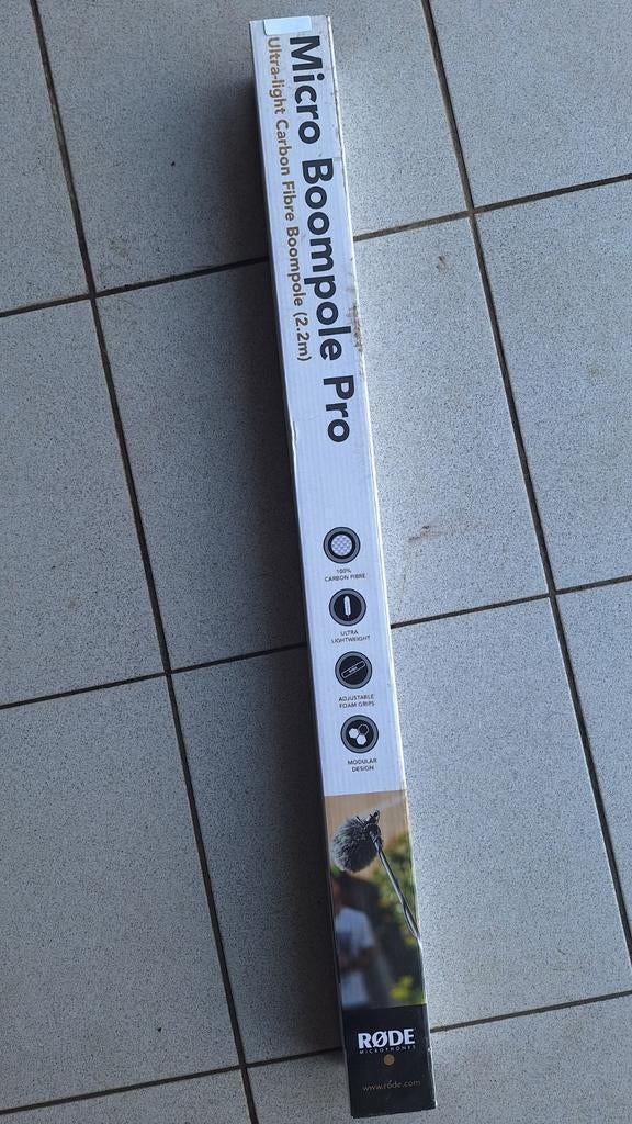 MICRO BOOM POLE PRO ROUGE (2,2 m), Enlèvement ou Envoi