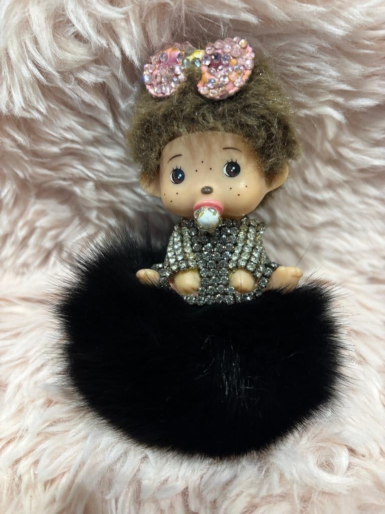 glitter baby Monchichi - Monchhichi, Ophalen of Verzenden, Zo goed als nieuw