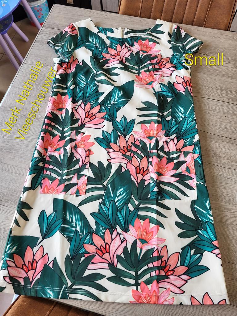 Prachtige zomerjurk van Nathalie Vleesschouwer, taille small, Kleding | Dames, Jurken, Ophalen of Verzenden, Zo goed als nieuw