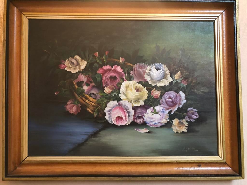 Tableau Leon Mairesse verrier Scailmont, Enlèvement ou Envoi