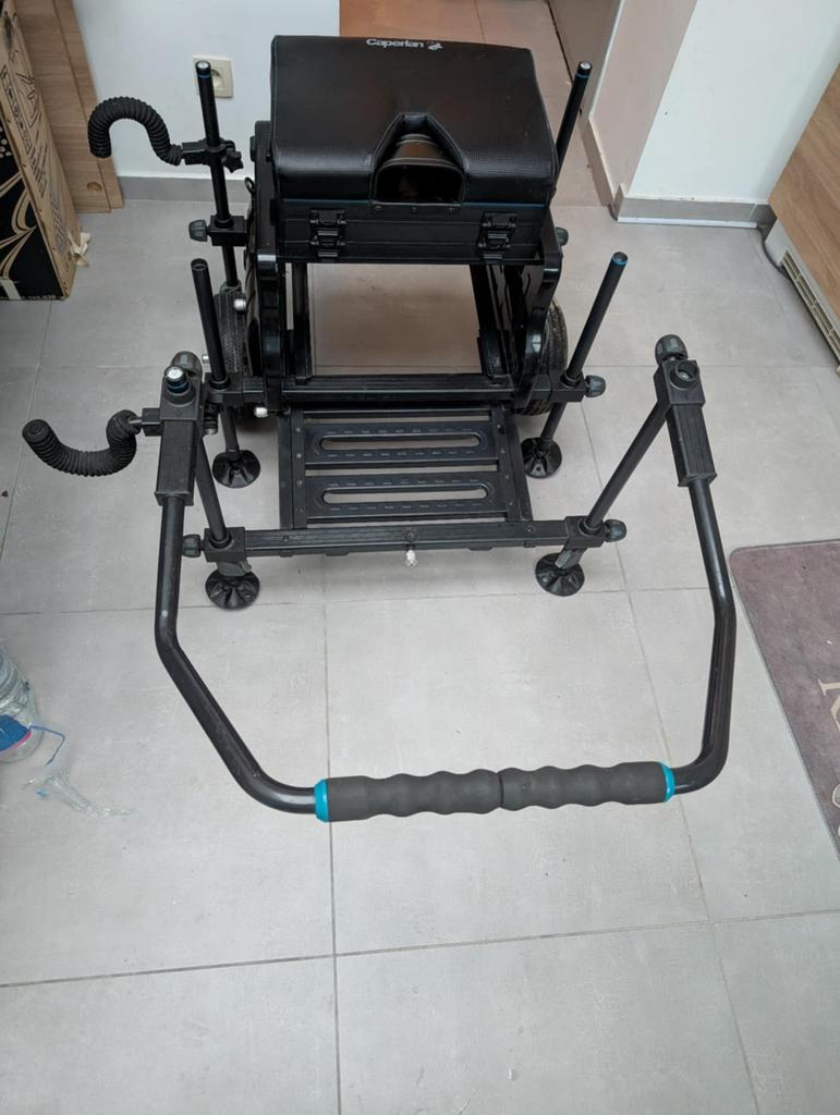 Ensemble matériel carpe piste, Enlèvement, Comme neuf, Ensemble complet