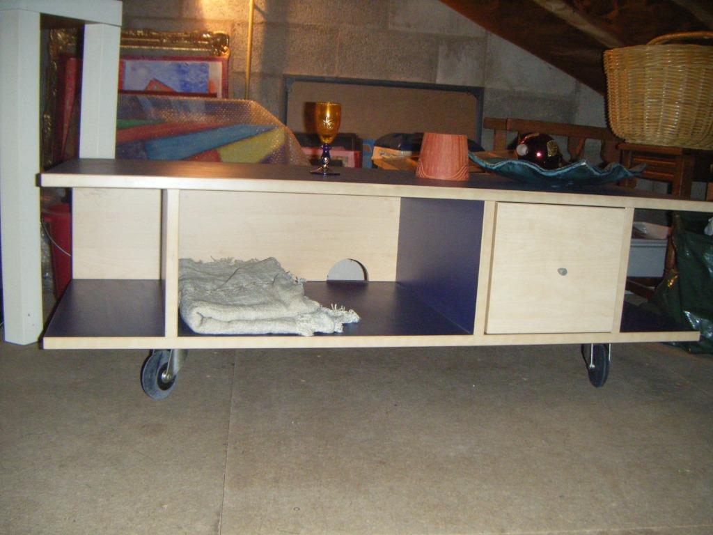 Meuble TV, 100 tot 150 cm, Ophalen of Verzenden, Zo goed als nieuw, Minder dan 100 cm