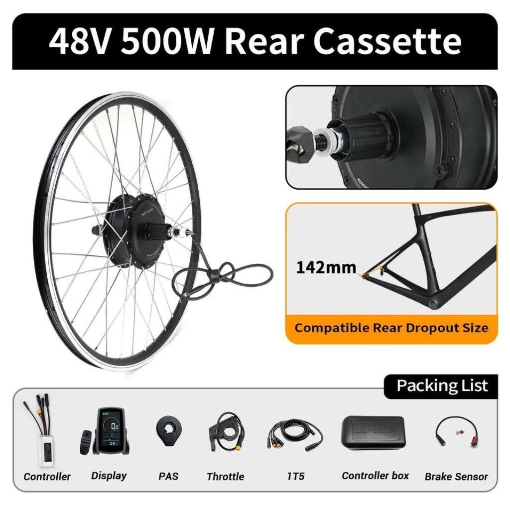 Vélo électrique conversion 500W, Vélos & Vélomoteurs, Enlèvement ou Envoi, Neuf