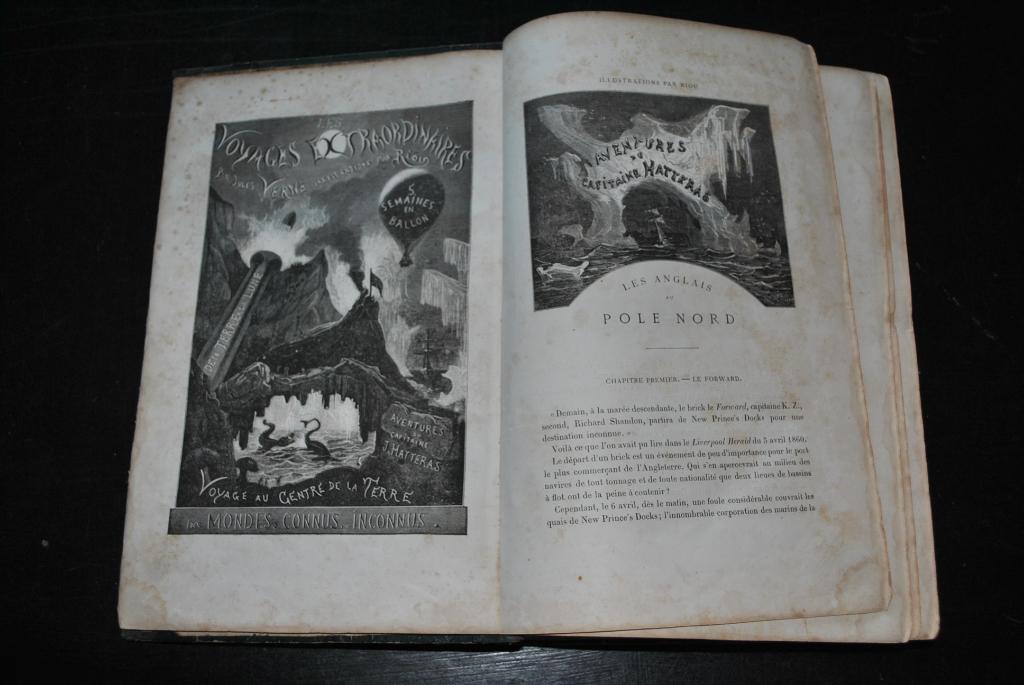 Jules VERNE Hetzel voyages extraordinaires Illustations RIOU, Enlèvement ou Envoi, Jules VERNE