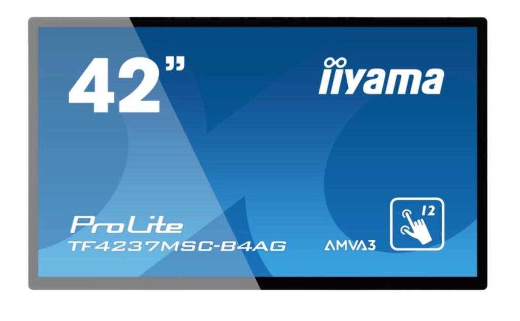 Iiayama Touchscreen 42", Computers en Software, Monitoren, Iiyama, Full HD, Zo goed als nieuw, Ingebouwde speakers