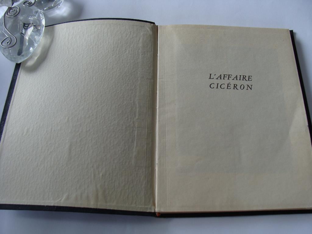 livre L'affaire Cicéron, 2éme guerre, vintage, Enlèvement ou Envoi, L.c. Moyzish., Comme neuf, Deuxième Guerre mondiale