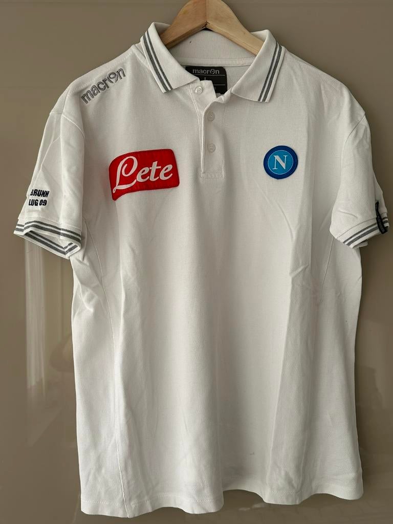 Exclusieve polo SC Napoli in perfecte staat, Maat M, Ophalen of Verzenden, Zo goed als nieuw, Shirt