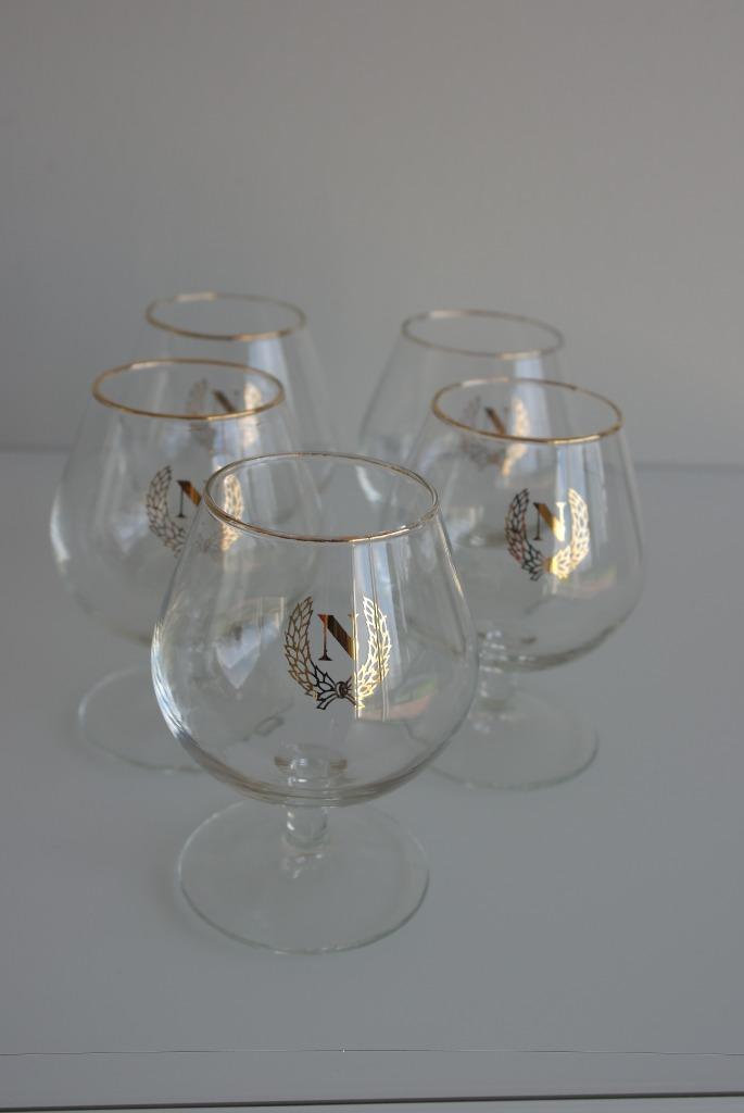 5 verres de cognac Napoléon, Collections, Enlèvement ou Envoi, Comme neuf