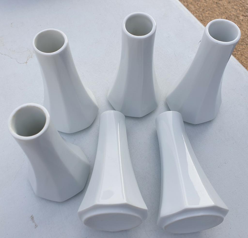 Lot de 10 vases blancs, Maison & Meubles, Enlèvement ou Envoi, Comme neuf