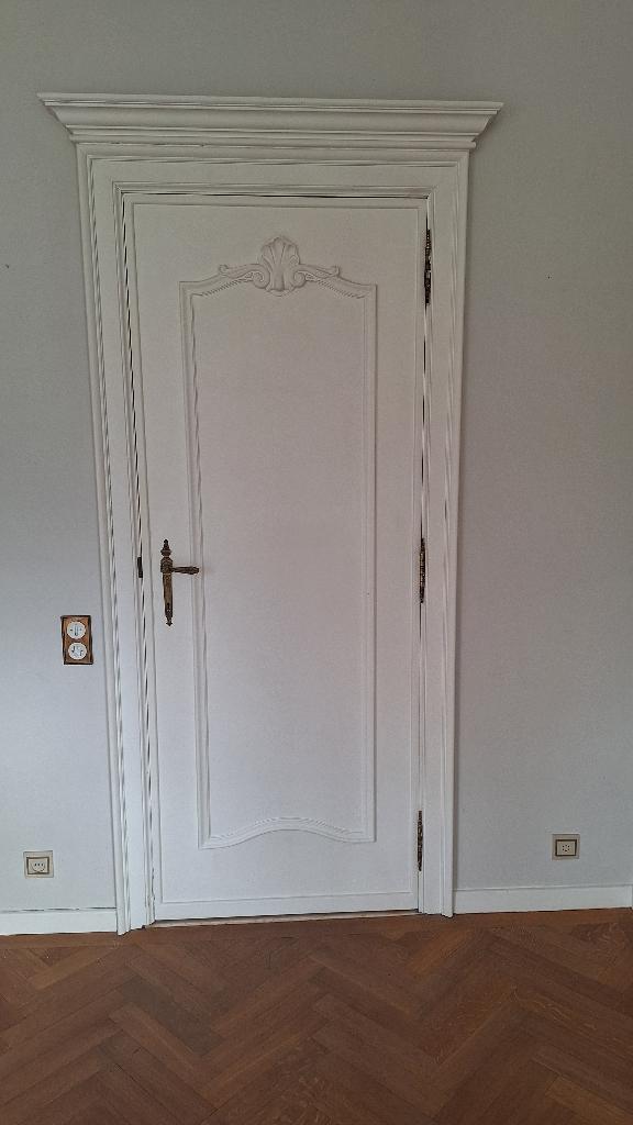 Porte intérieure 203 x 79 moulure coquillage, Bricolage & Construction, Châssis & Portes coulissantes, 75 à 150 cm, Enlèvement