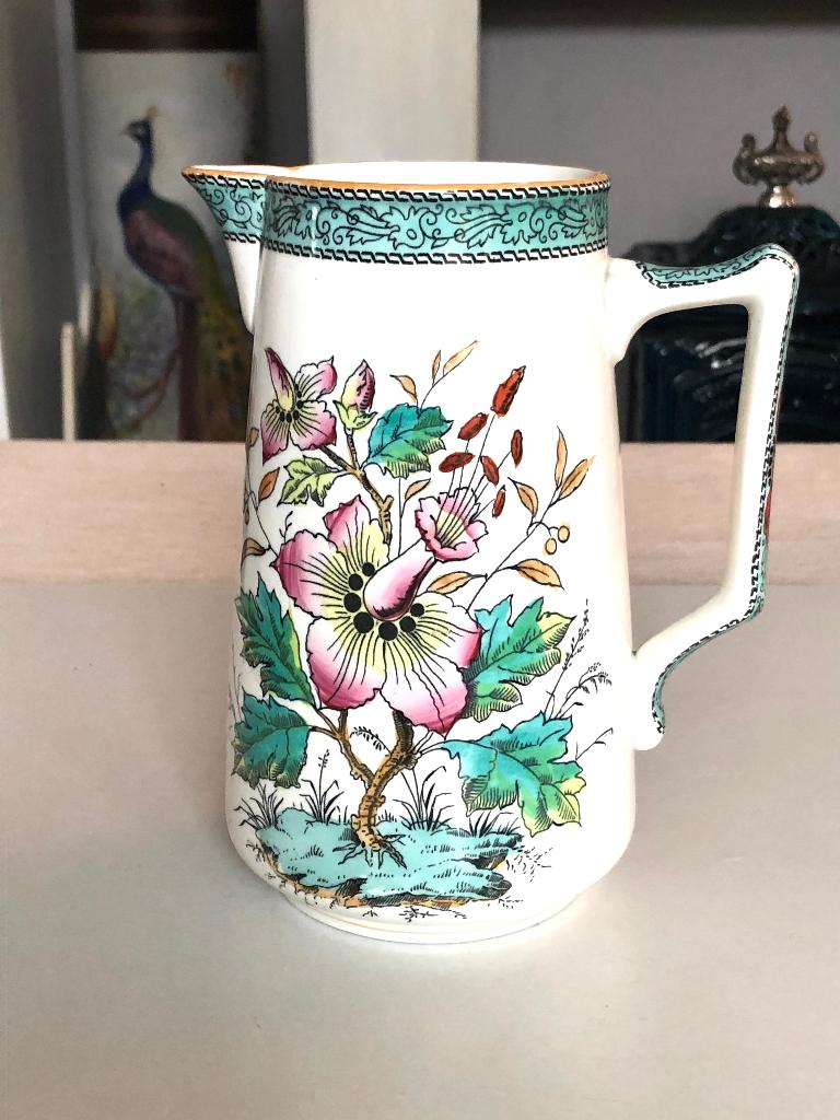 Kan / pichet Sociéte Ceramique Maestricht Bouquet, Antiek en Kunst, Antiek | Keramiek en Aardewerk, Ophalen of Verzenden