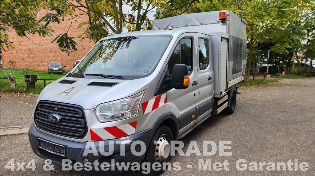 Ford Transit 2.2D | Hydraulische Kipper | Dubbele Cabine |, Autos, Camions, 4 portes, Entreprise, 7 places, Boîte manuelle
