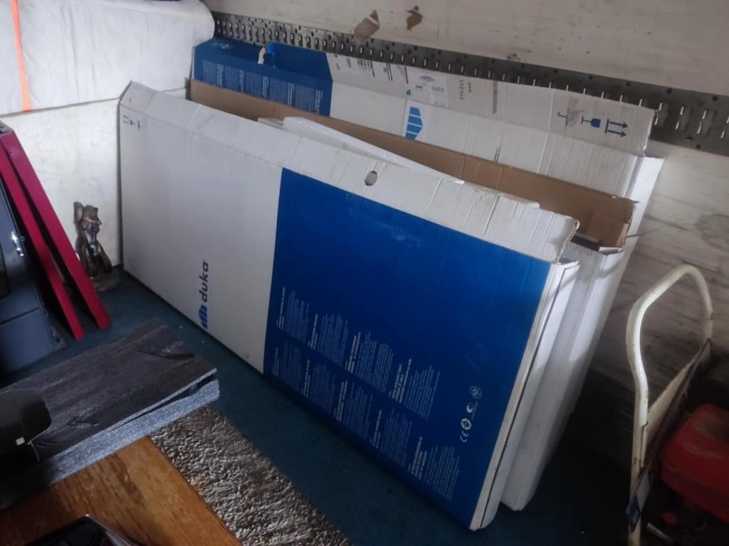 kit parois de douche (DEKA) 90 x 90 x 195 neuf, Enlèvement, Comme neuf, Inox, Douche