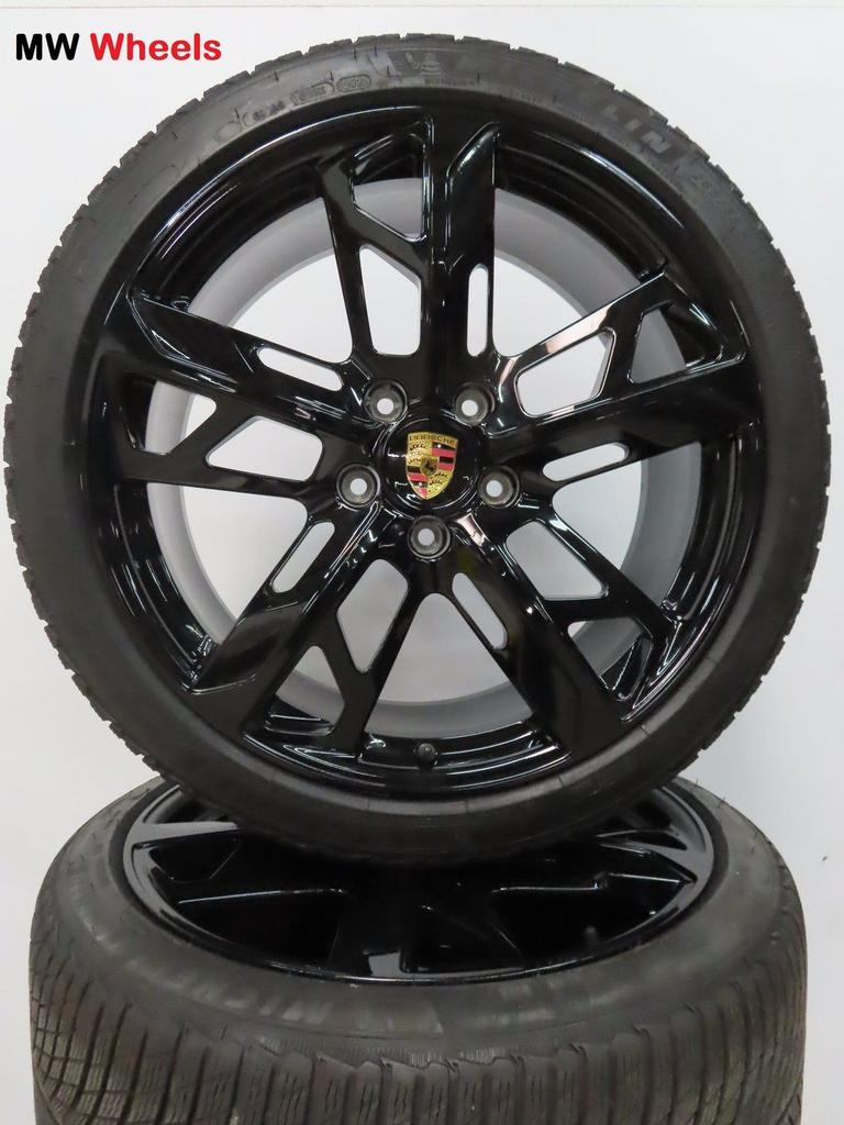 Originele Porsche Taycan 21 inch velgen Cross T winterbanden, Auto-onderdelen, Banden en Velgen, Gebruikt, -, 265 mm, -
