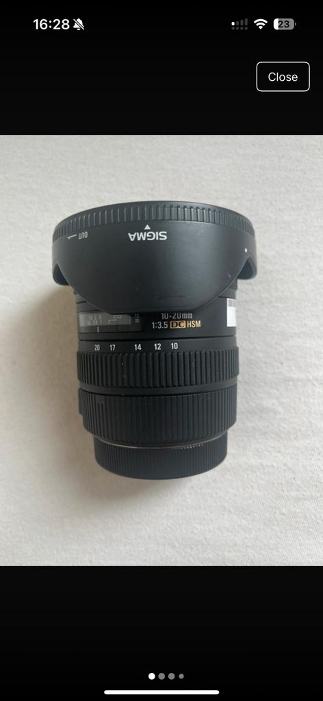 Sigma 10-20mm f/3.5 EX DC HSM Objectif - Monture Canon