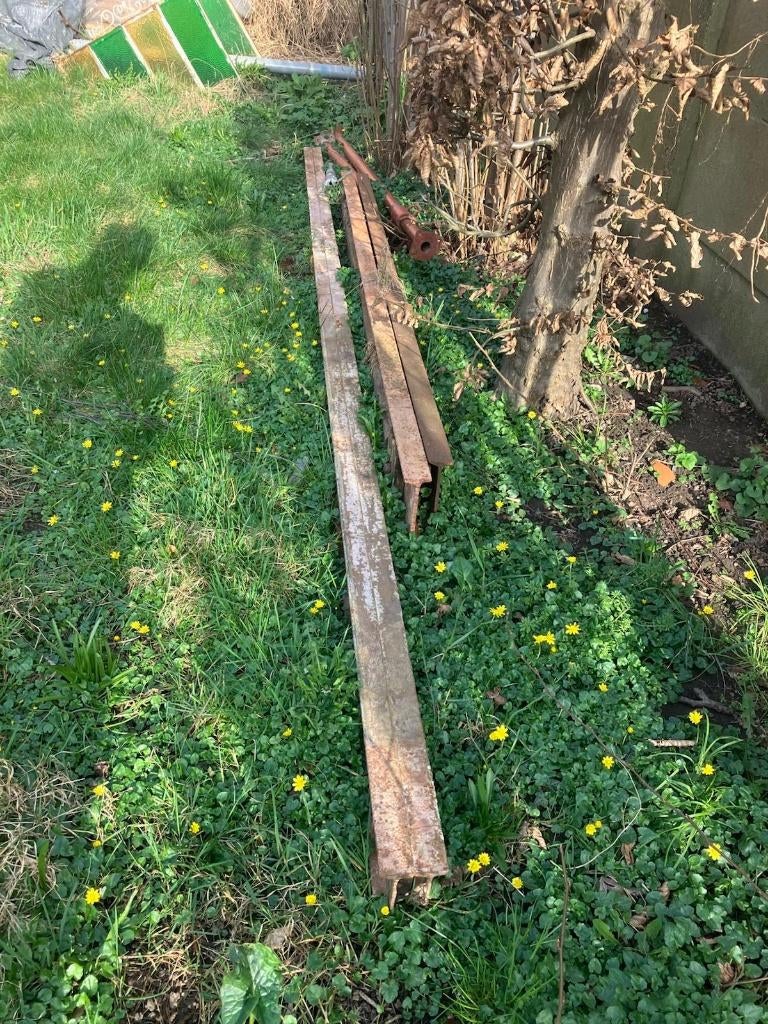 I profiel - poutrel - ijzer draagbalk tot gewicht +/- 165kg, Bricolage & Construction, Enlèvement, Fer