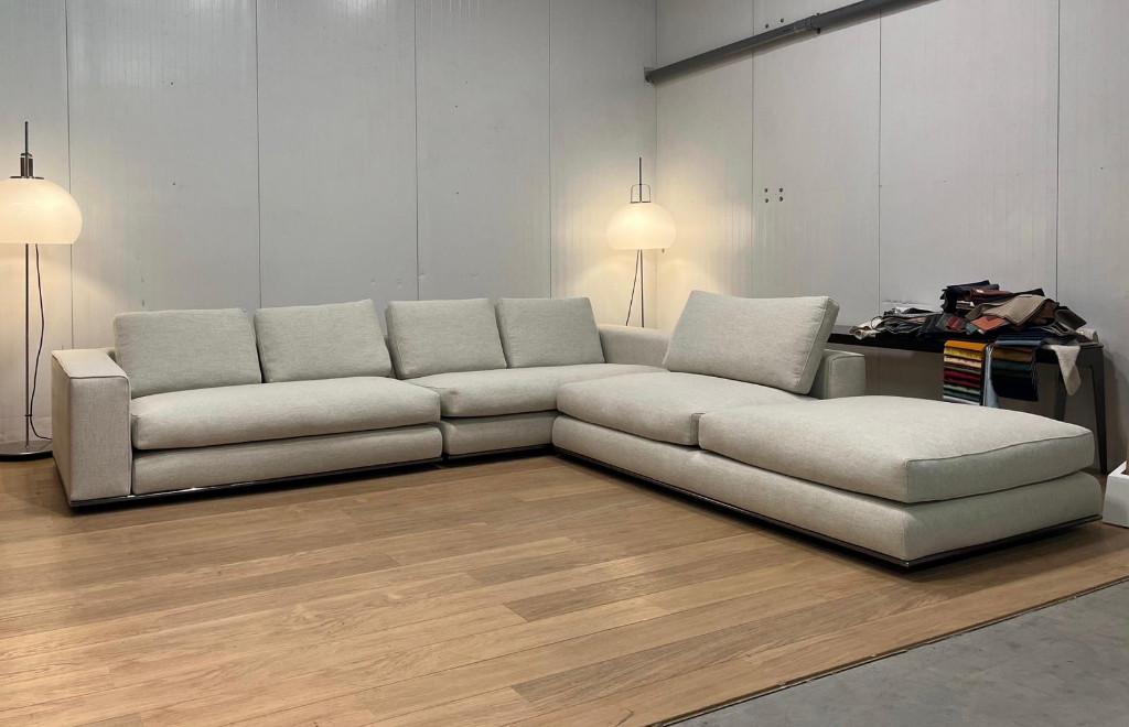 NEUF Minotti Hamilton + garantie – PN: 30.000€, Maison & Meubles, Neuf, 150 cm ou plus, Quatre personnes ou plus, Bankstel Bank Zetels Sofa Hoekbank Design bank