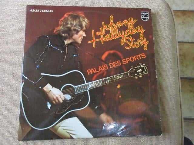 Vynil 2xLP  Johnny Hallyday Story (Palais Des Sports), CD & DVD, Enlèvement ou Envoi, Utilisé, 12 pouces, R&B et Soul